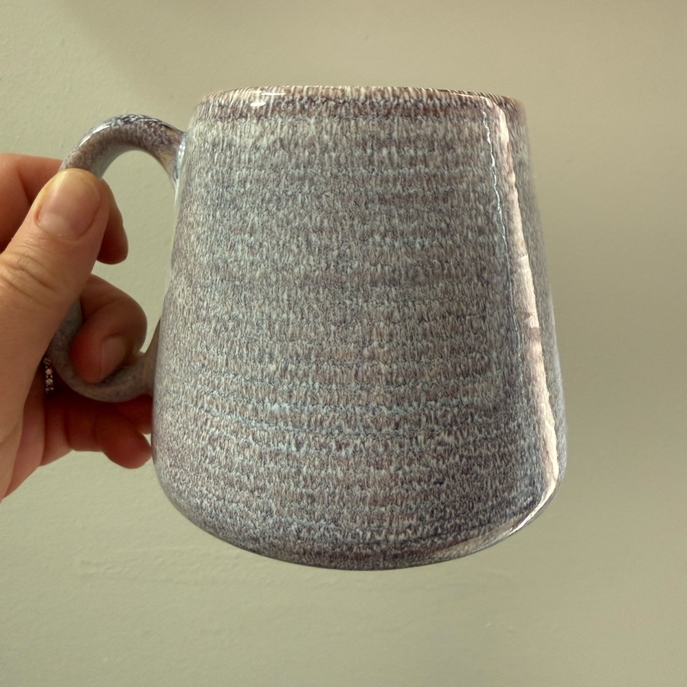 Barcela Made In Portugal Blue/Lavender Pottery Mug Speckled Glaze Artisan - Picture 10 of 10